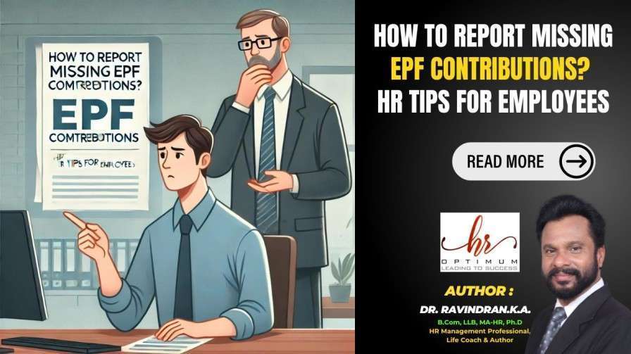 how to report missing EPF contributions